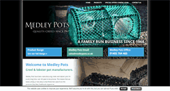 Desktop Screenshot of medleypots.co.uk